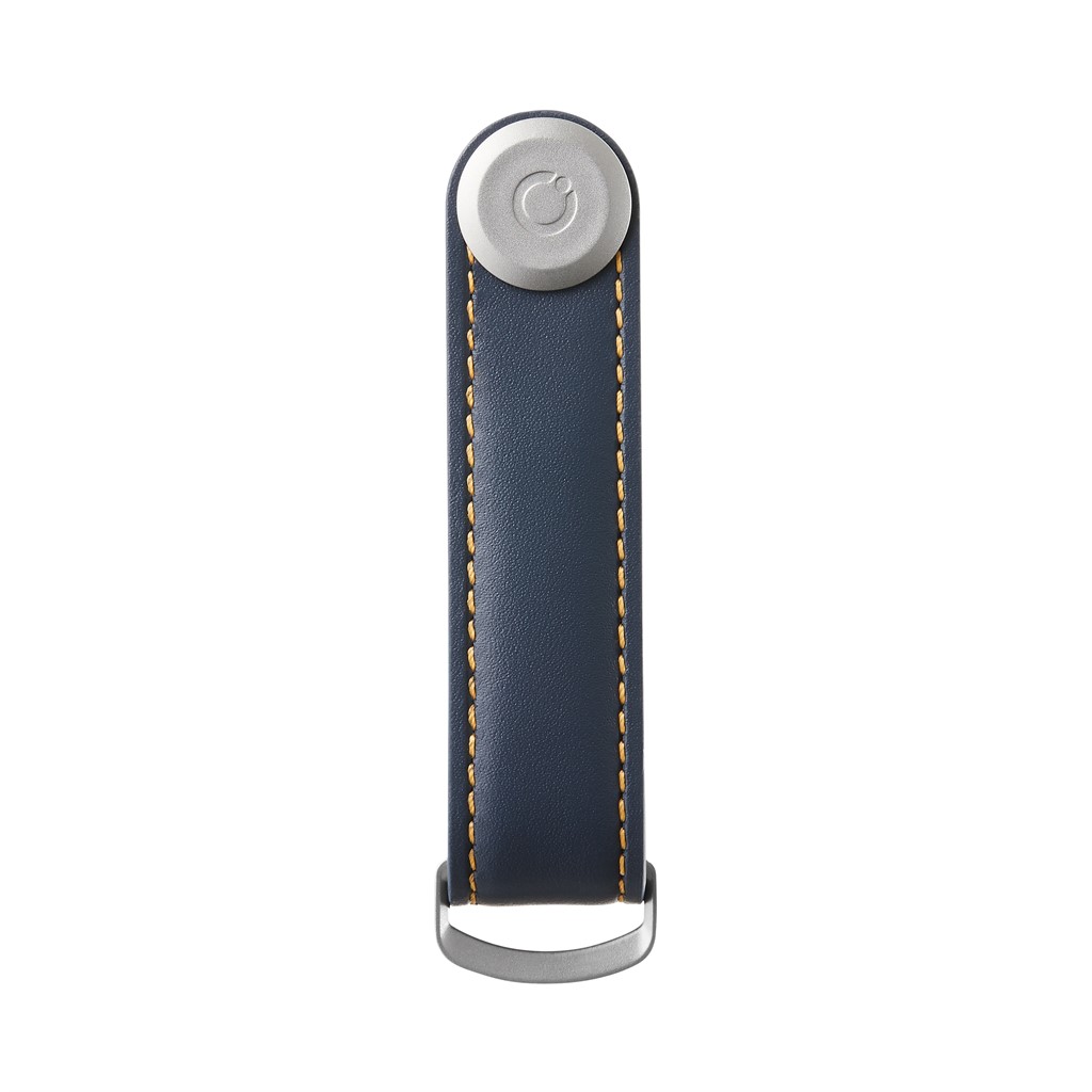 Leather Key Organiser Silver