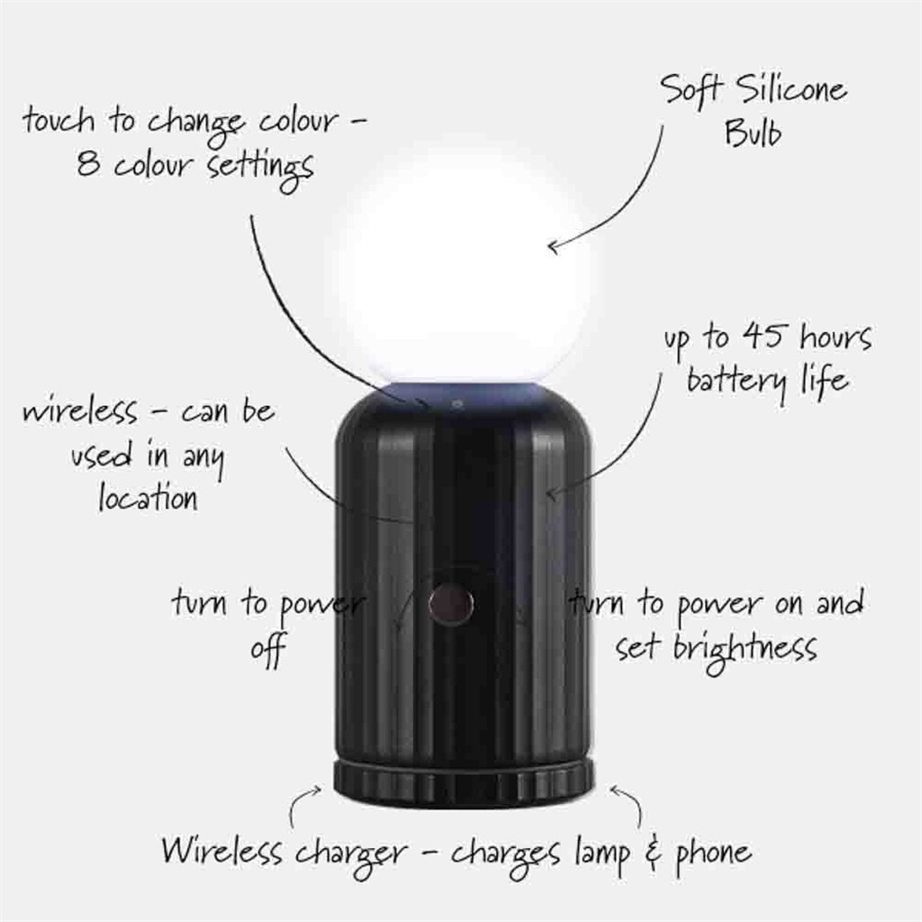 Wireless Lamp and Charger