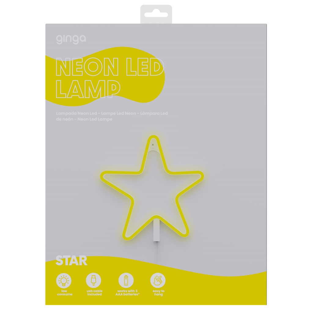 LED Wall Sign - Neon Star