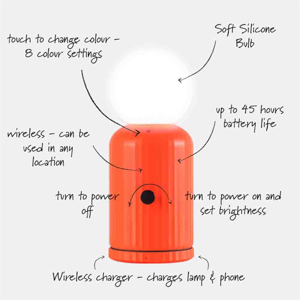 Wireless Lamp and Charger