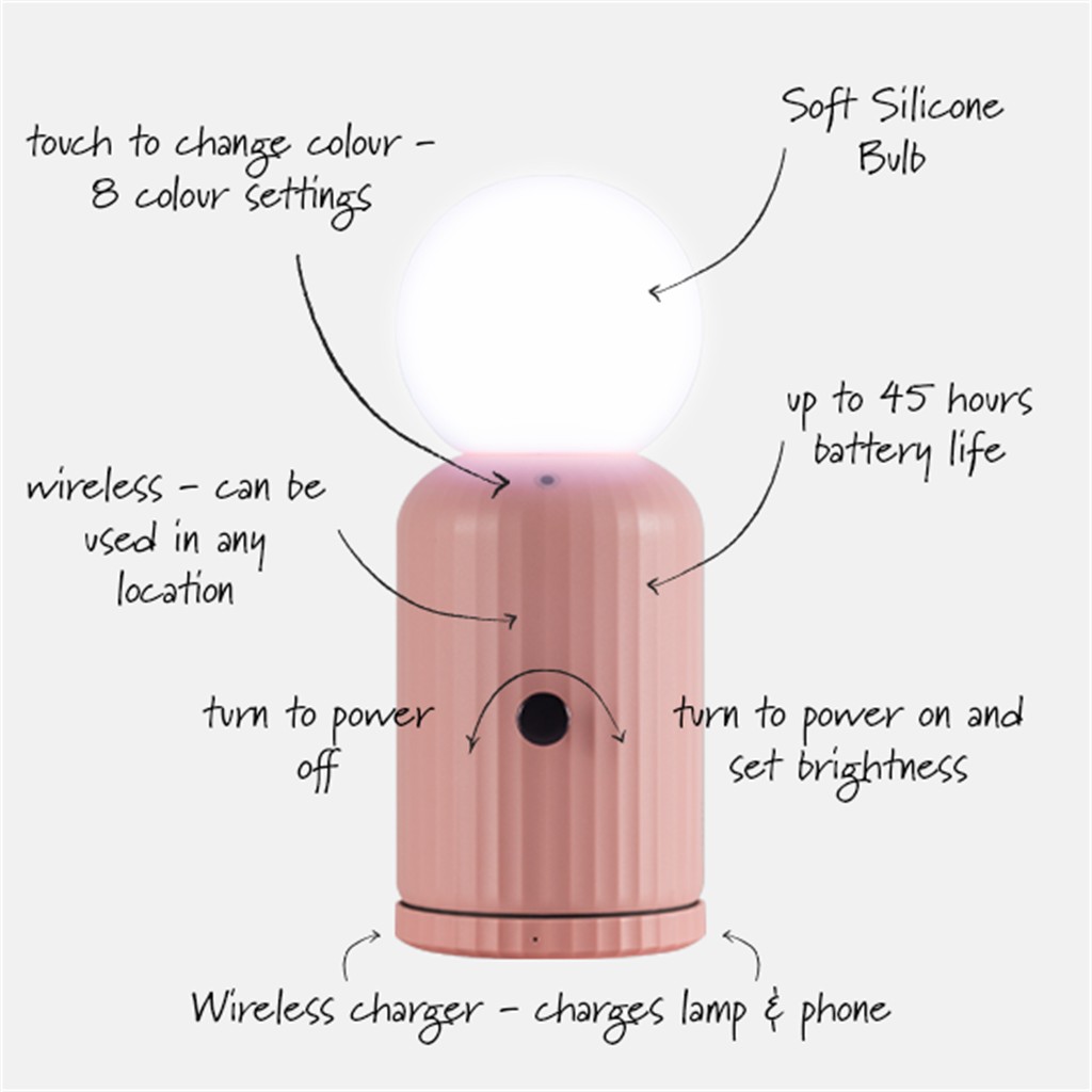 Wireless Lamp and Charger